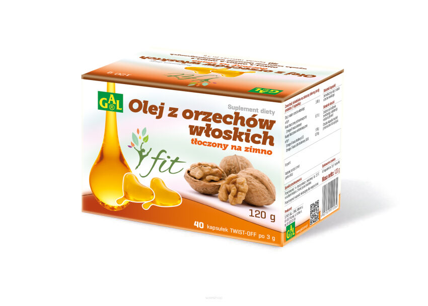 Olej z orzechów włoskich 40 kapsułek